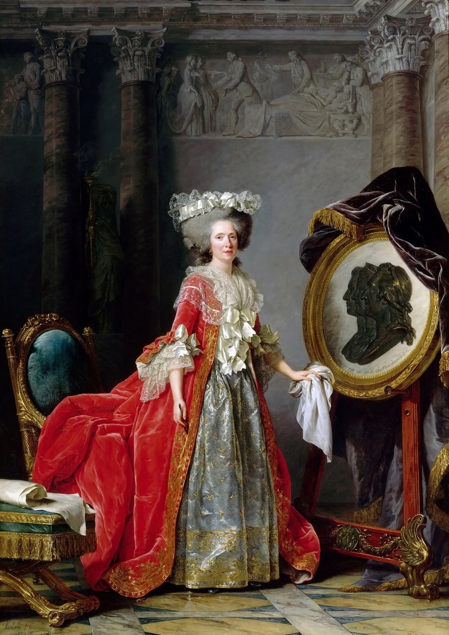 Francouzská princezna Marie Adélaïde 1732-1800 od Adelaide Labille Guiard