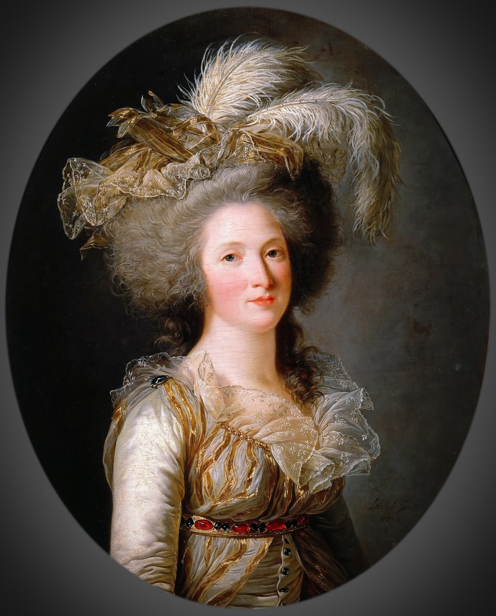 Elisabeth Filipínská Marie Helene de Bourbon od Adelaide Labille Guiard