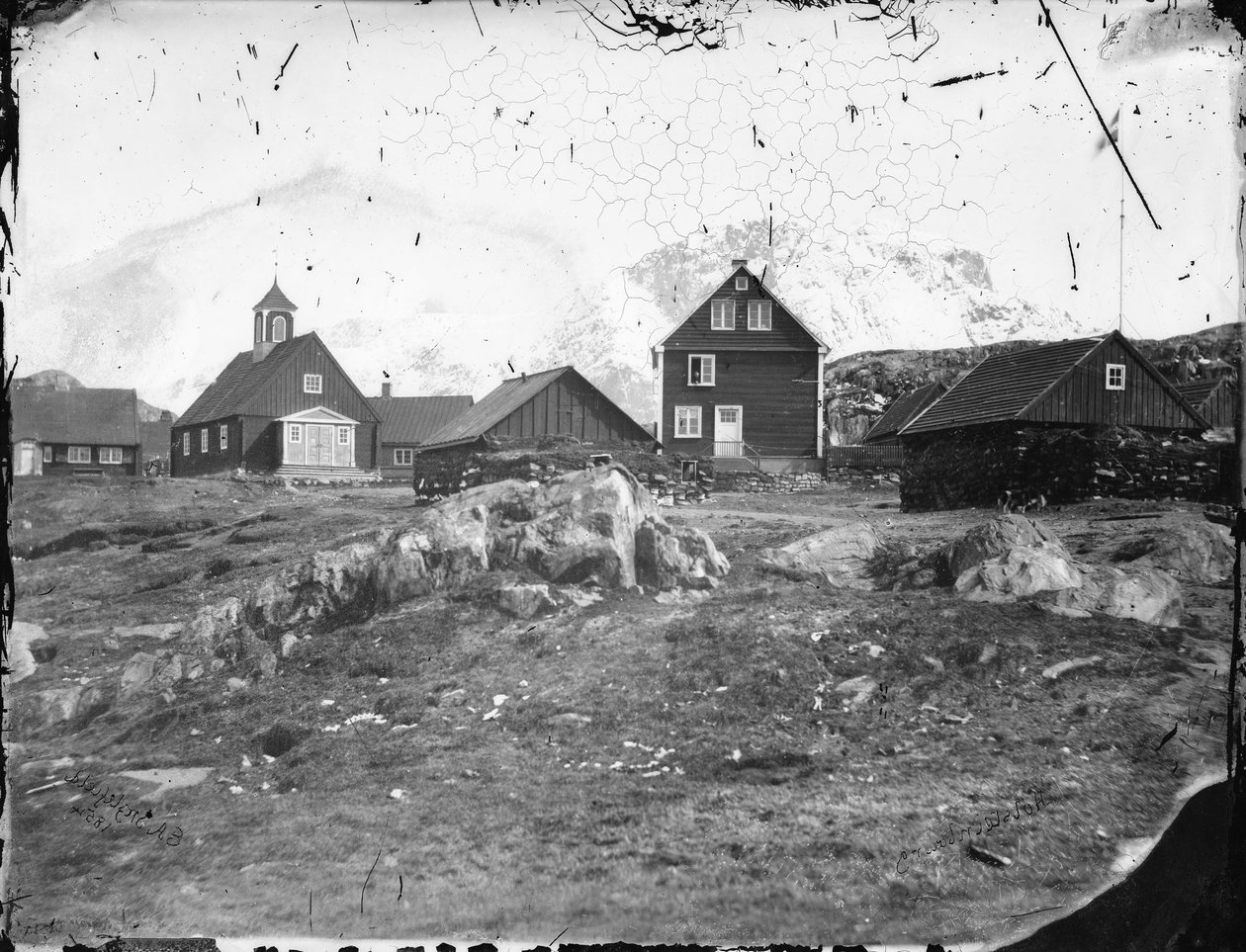 Holsteinborg (nyní Sisimiut) od Admiral Edward Augustus Inglefield