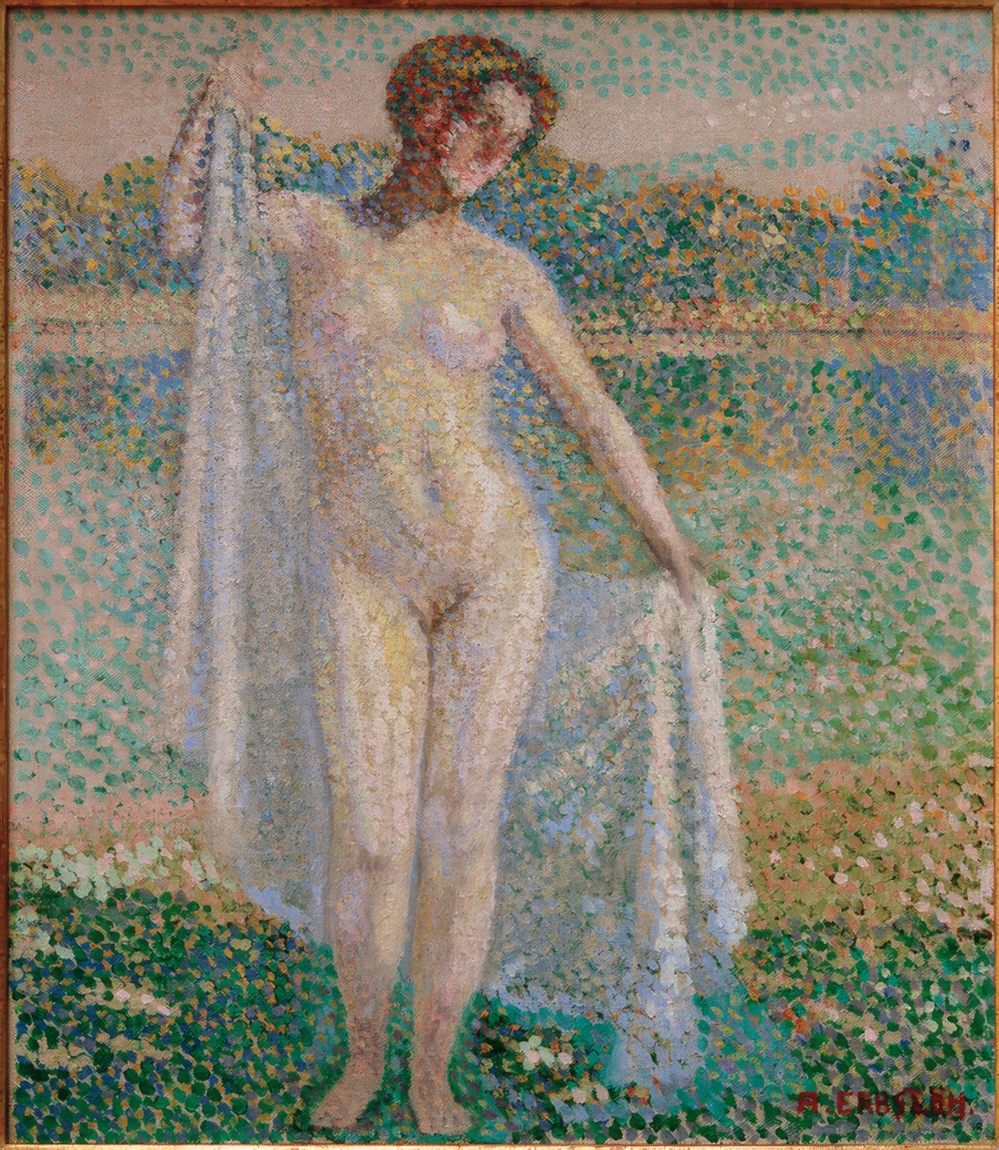 Ženský akt, 1908 od Adolf Erbslöh
