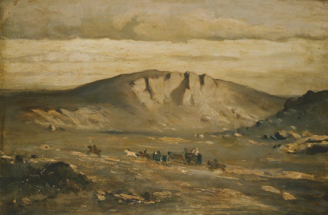 Osamělá krajina (Selská svatba) od Adolf Kosárek