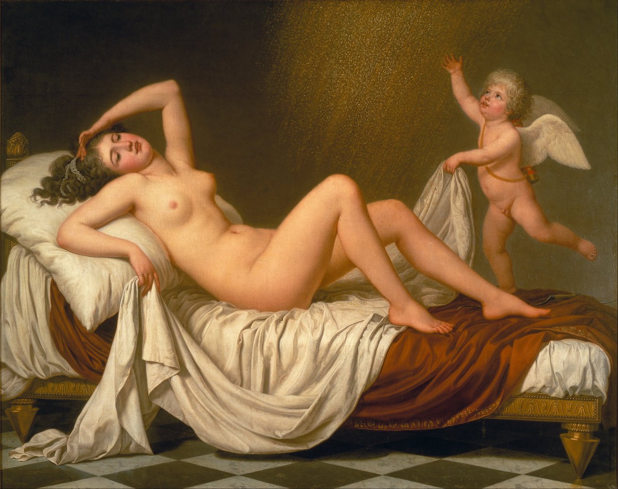 Danaë a sprcha zlata od Adolf Ulrik Wertmüller