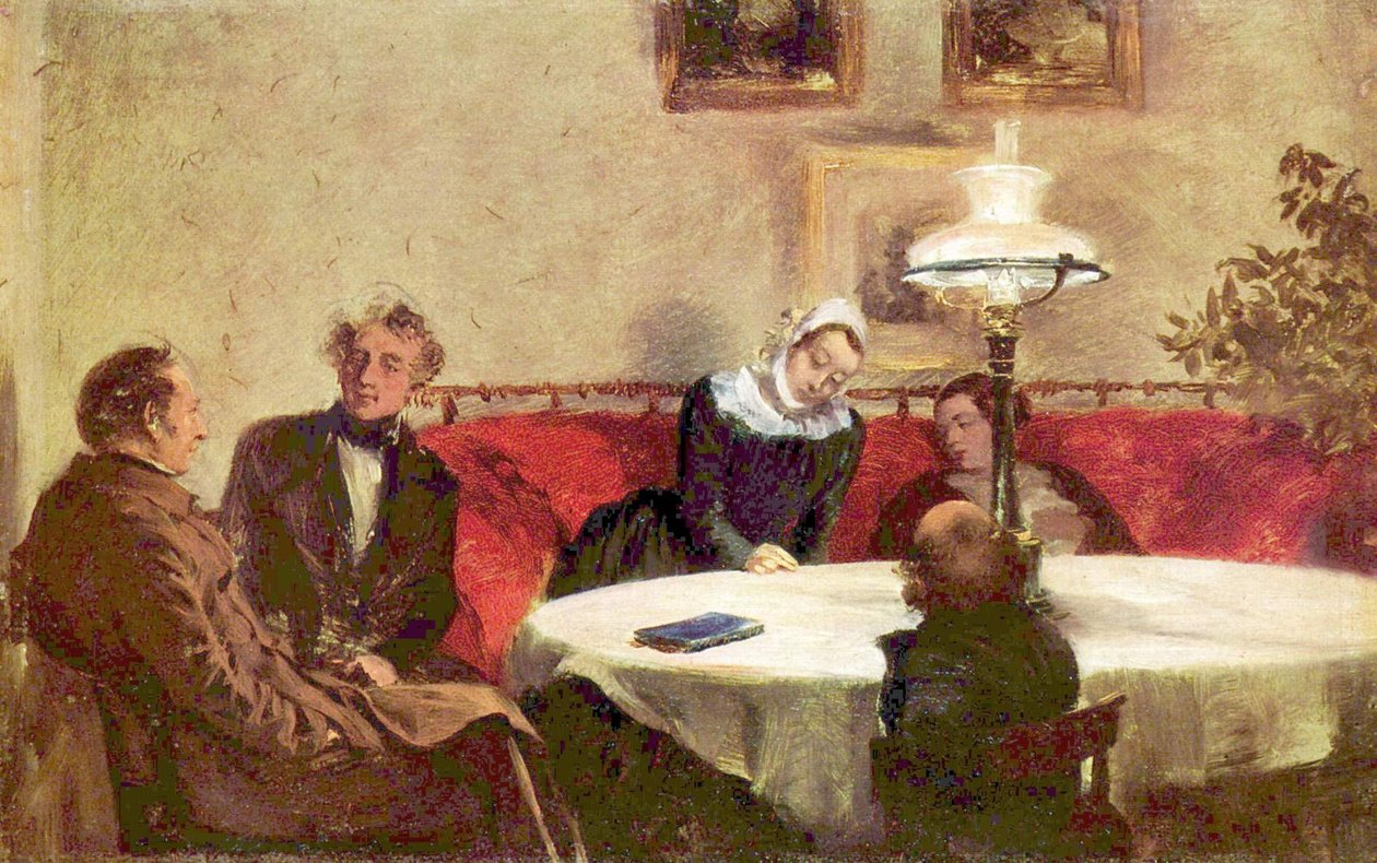 Večerní párty od Adolph Menzel