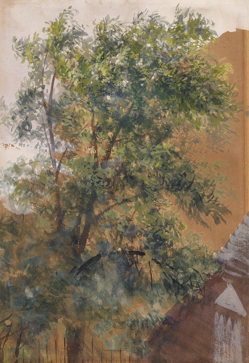 Pohled z okna studia na Marienstraße od Adolph Menzel