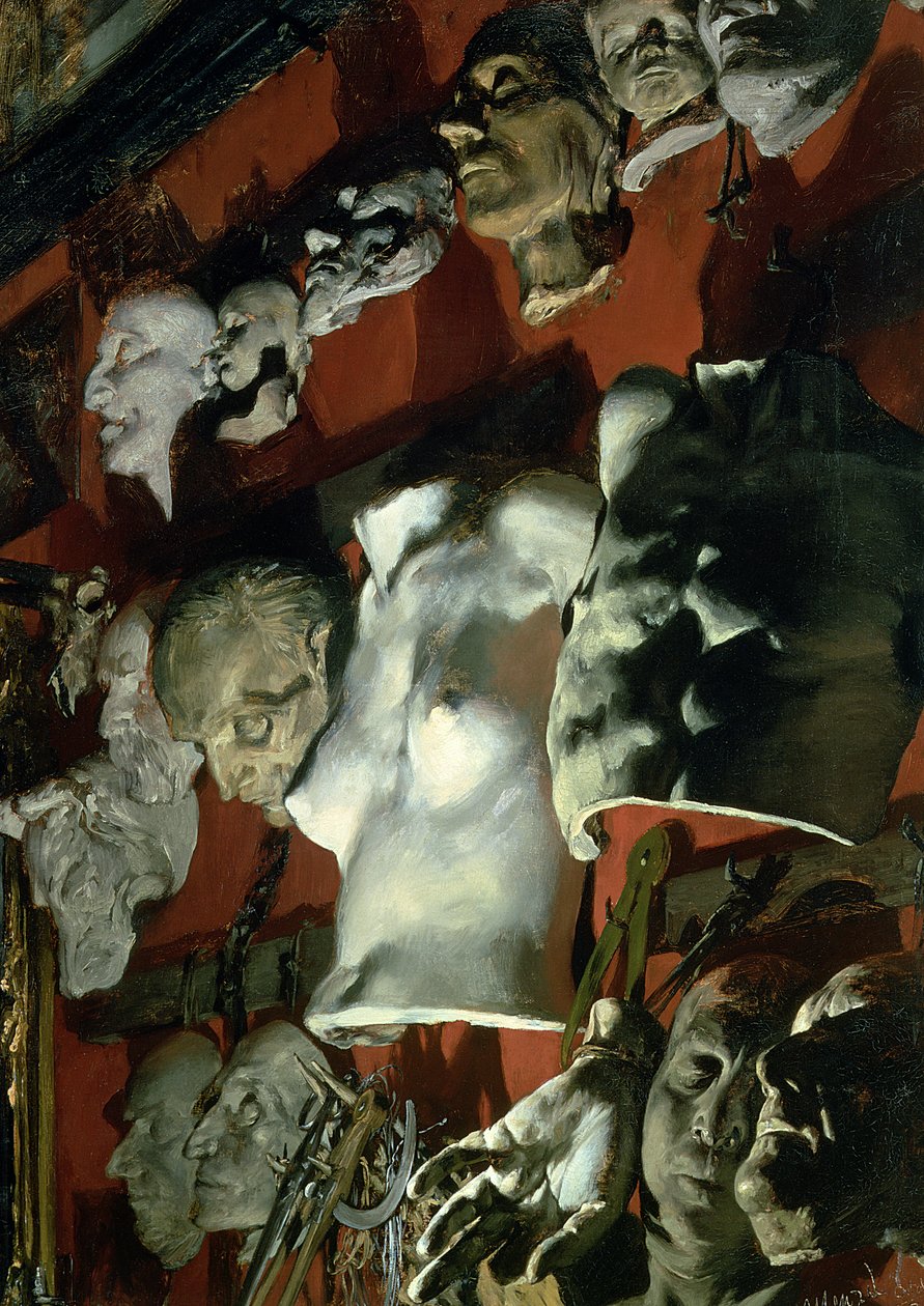 Studio Wall, 1872 od Adolph Menzel