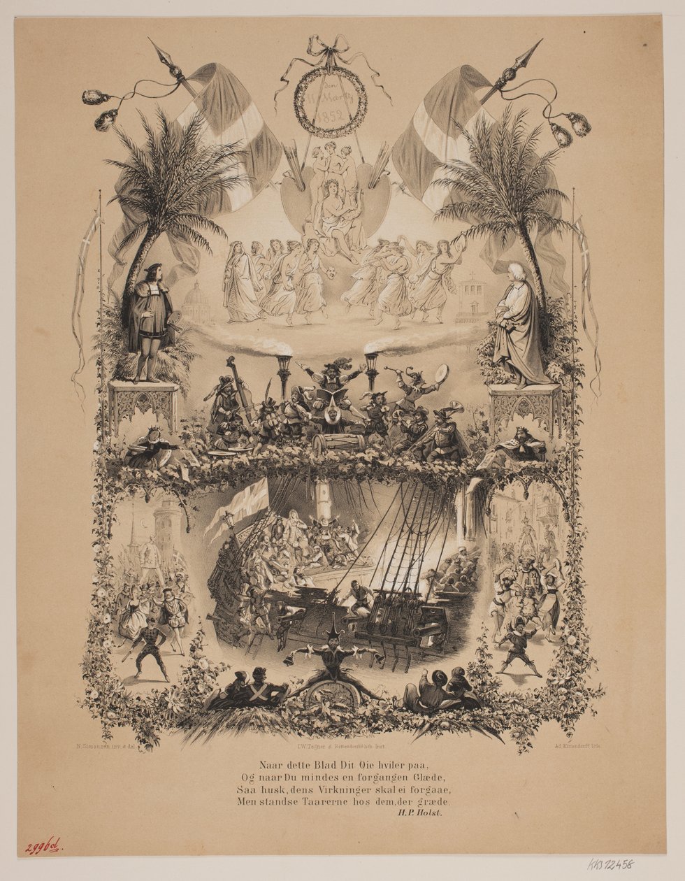 D. 11. března 1852 od Johan Adolph Kittendorff