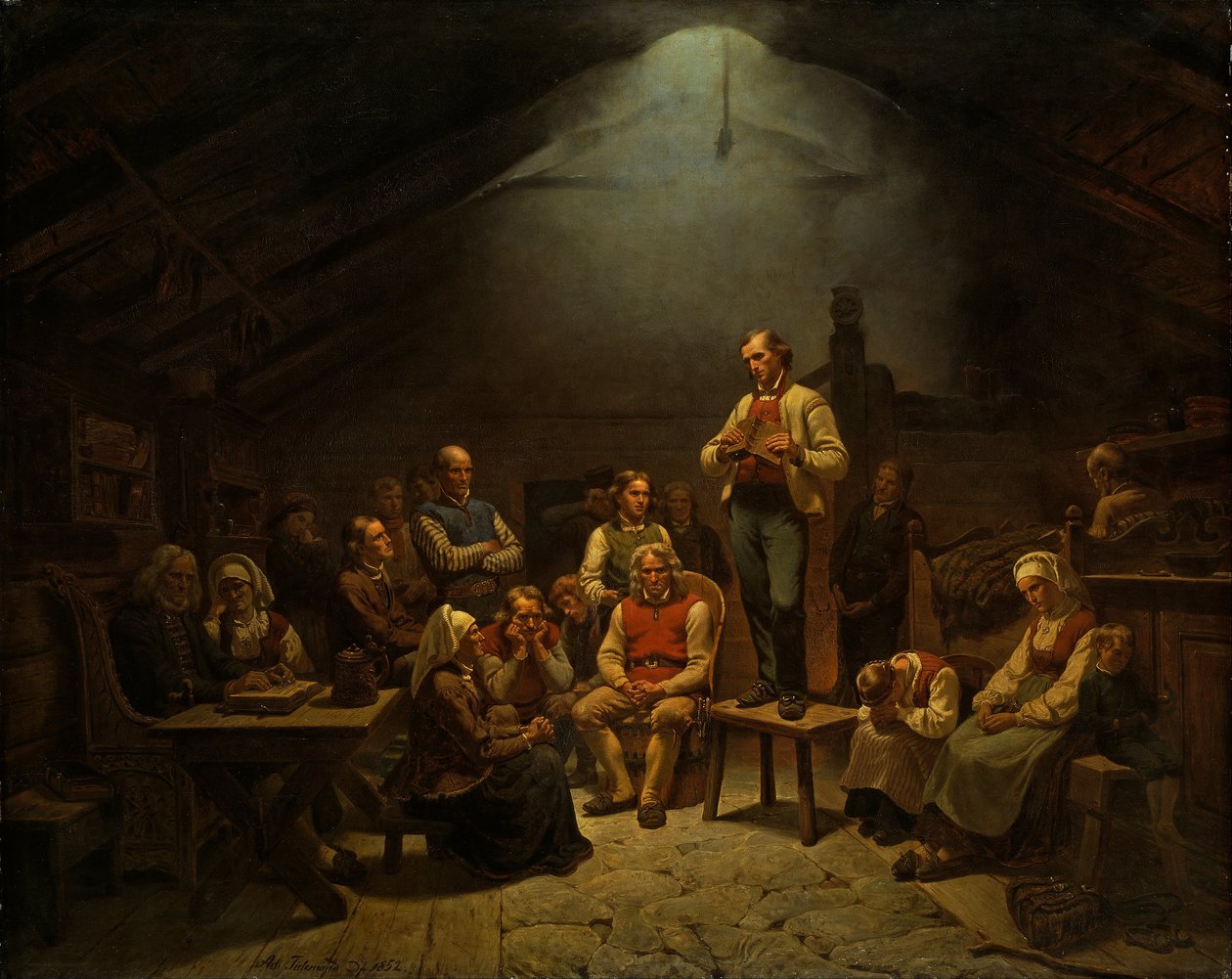 Nízká církevní zbožnost od Adolph Tidemand
