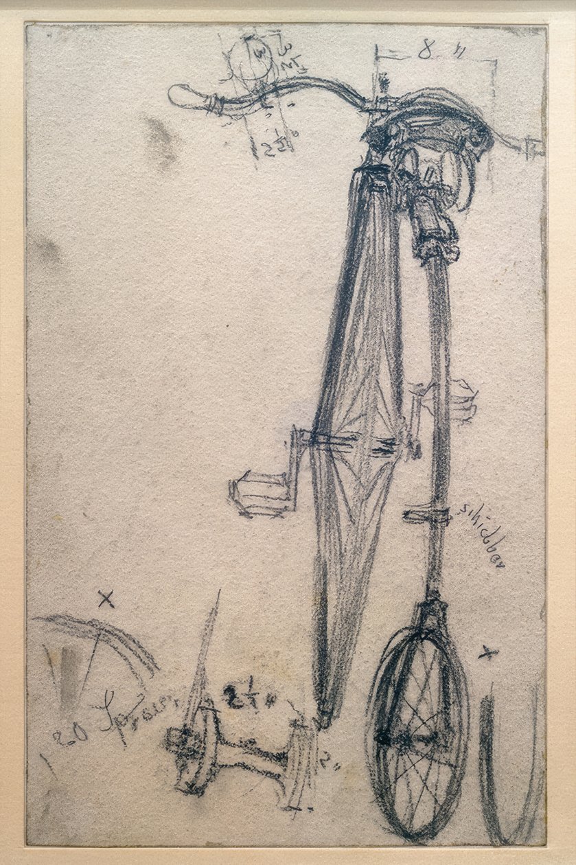 Vysoké kolo, pohled zezadu od Adolph Menzel
