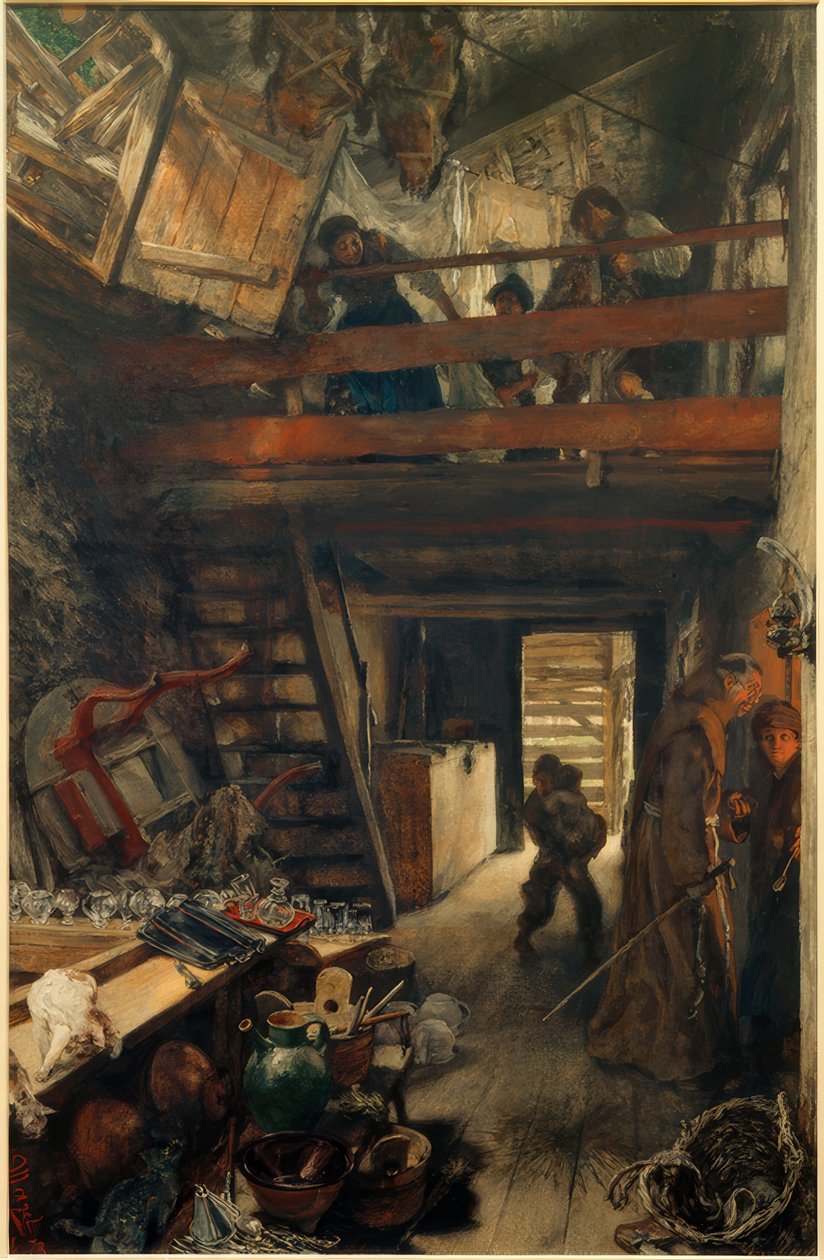 Kuchyně v Hofgasteinu od Adolph Menzel