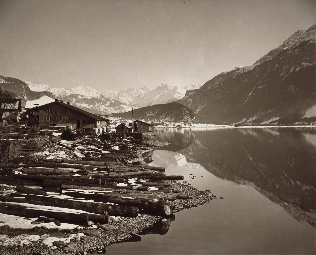 Brienzské jezero od Adolphe Braun