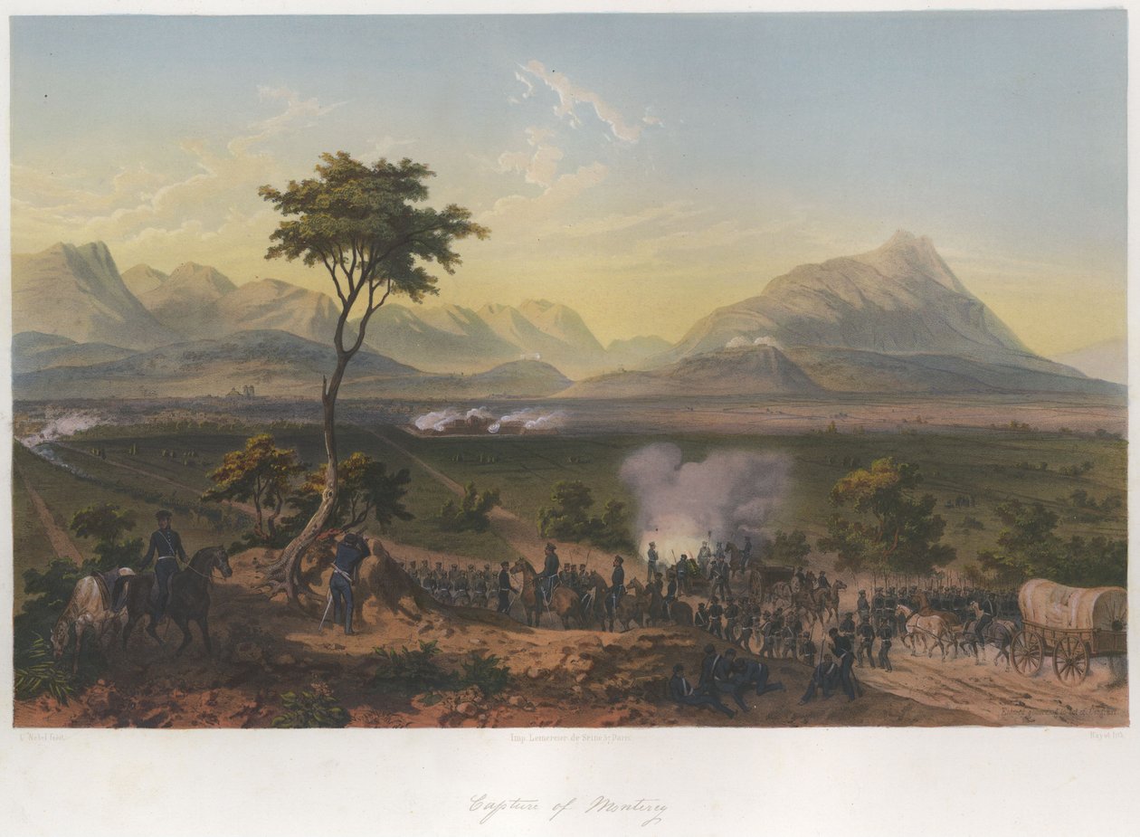 Dobytí Monterey od Adolphe Jean Baptiste Bayot