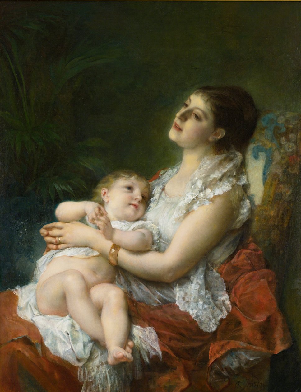 Mateřské objetí od Adolphe Jourdan
