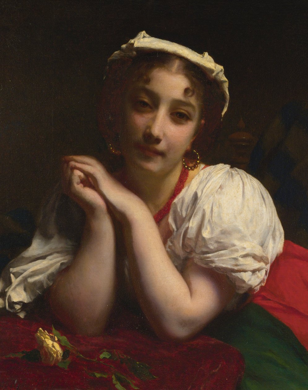 Mladá Italka od Etienne Adolphe Piot