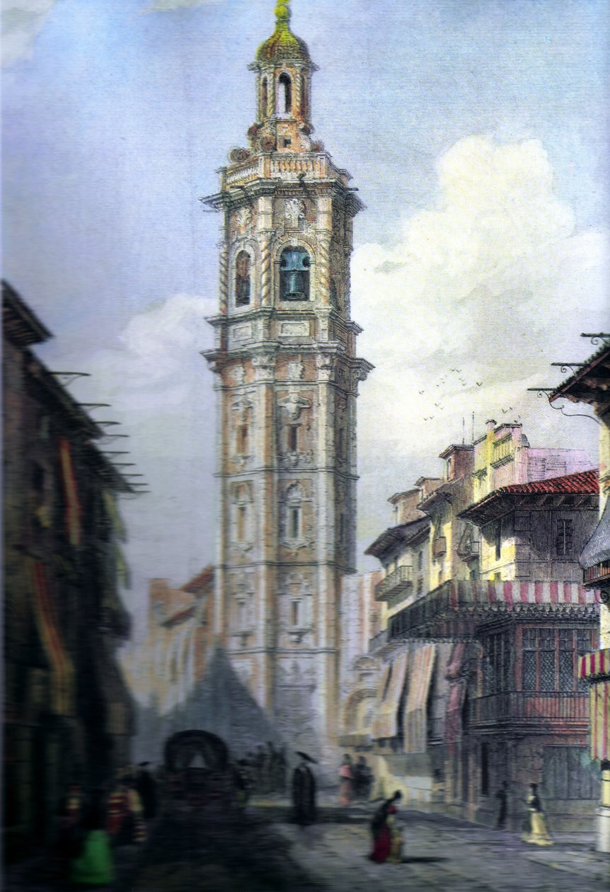 Věž Santa Catalina od Adolphe Rouargue