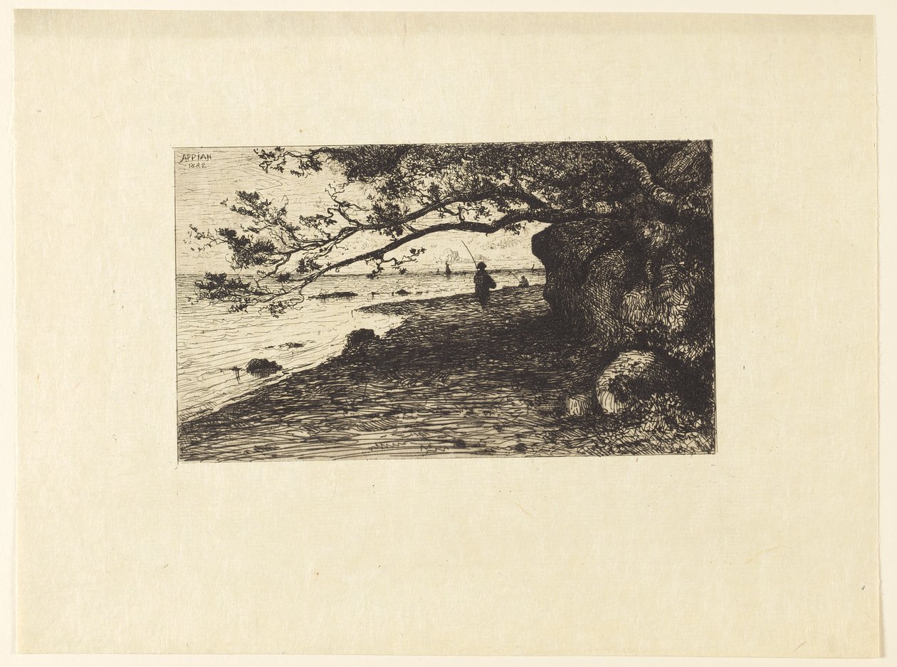 Ve Villefranche-sur-Mer (kolem Carqueiranne) od Adolphe Appian