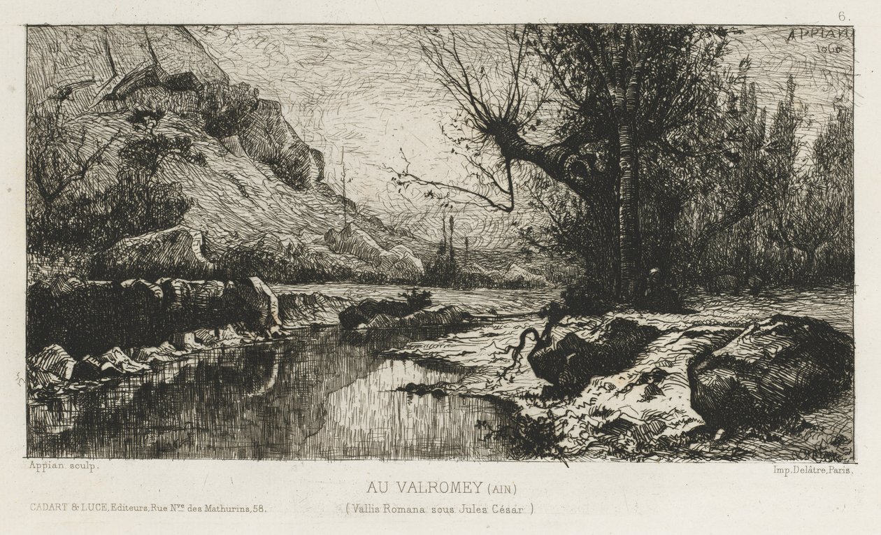 Ve Valromay Ain, 1868. od Adolphe Appian