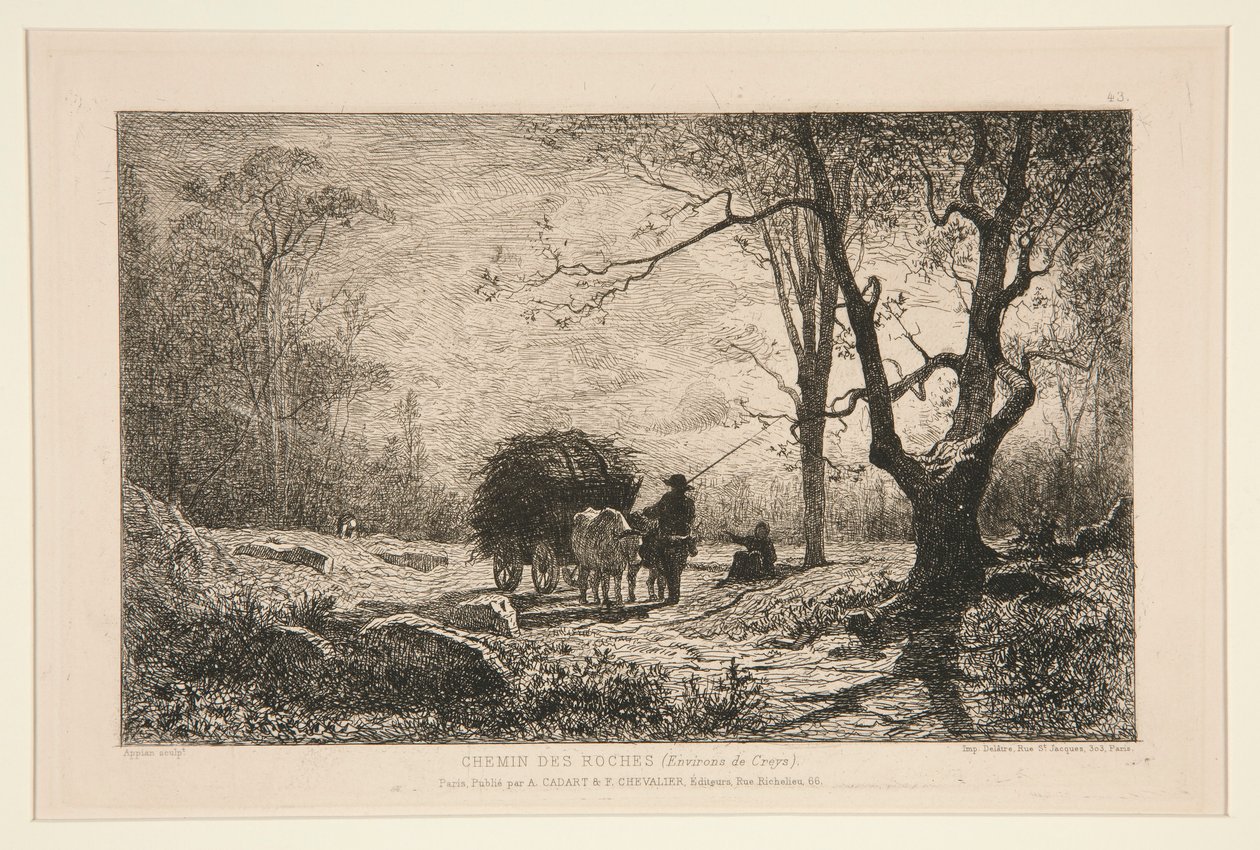 Cesta skal (kolem Creys) od Adolphe Appian