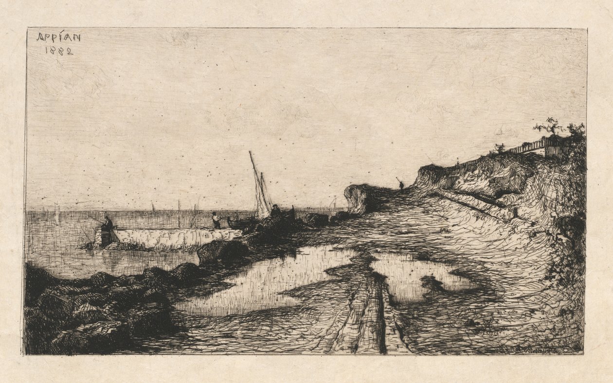 Okolí Carqueronne Environs de Carqueronne, 1882. od Adolphe Appian