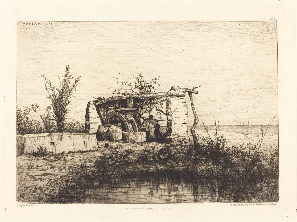 Moria v Bordiquier (Itálie) od Adolphe Appian