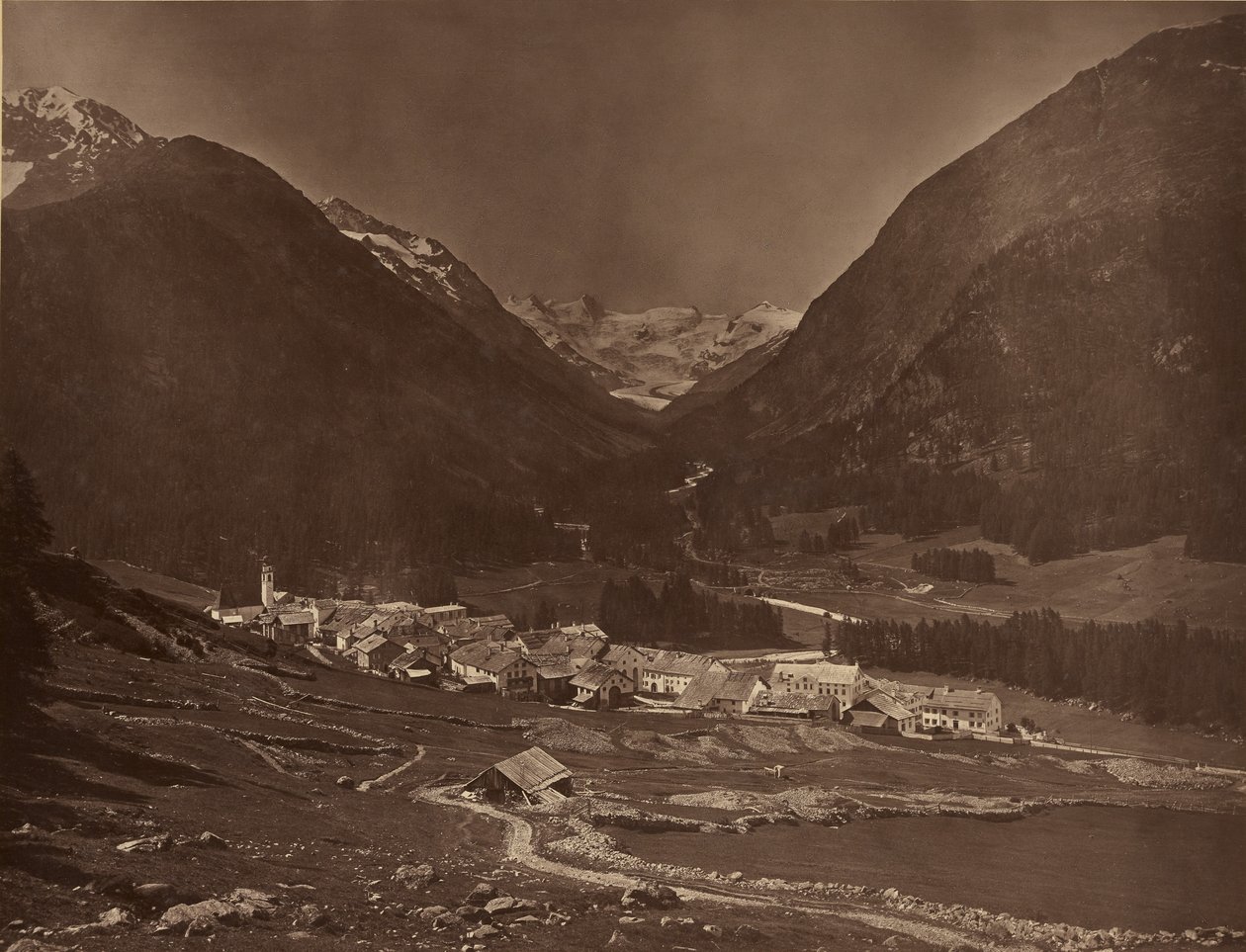 Pontresina od Adolphe Braun