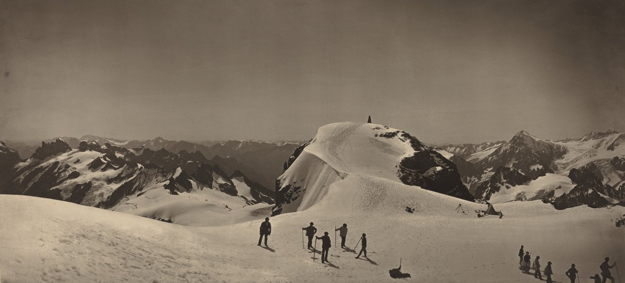 Vrchol Mont Titlis, Švýcarsko od Adolphe Braun