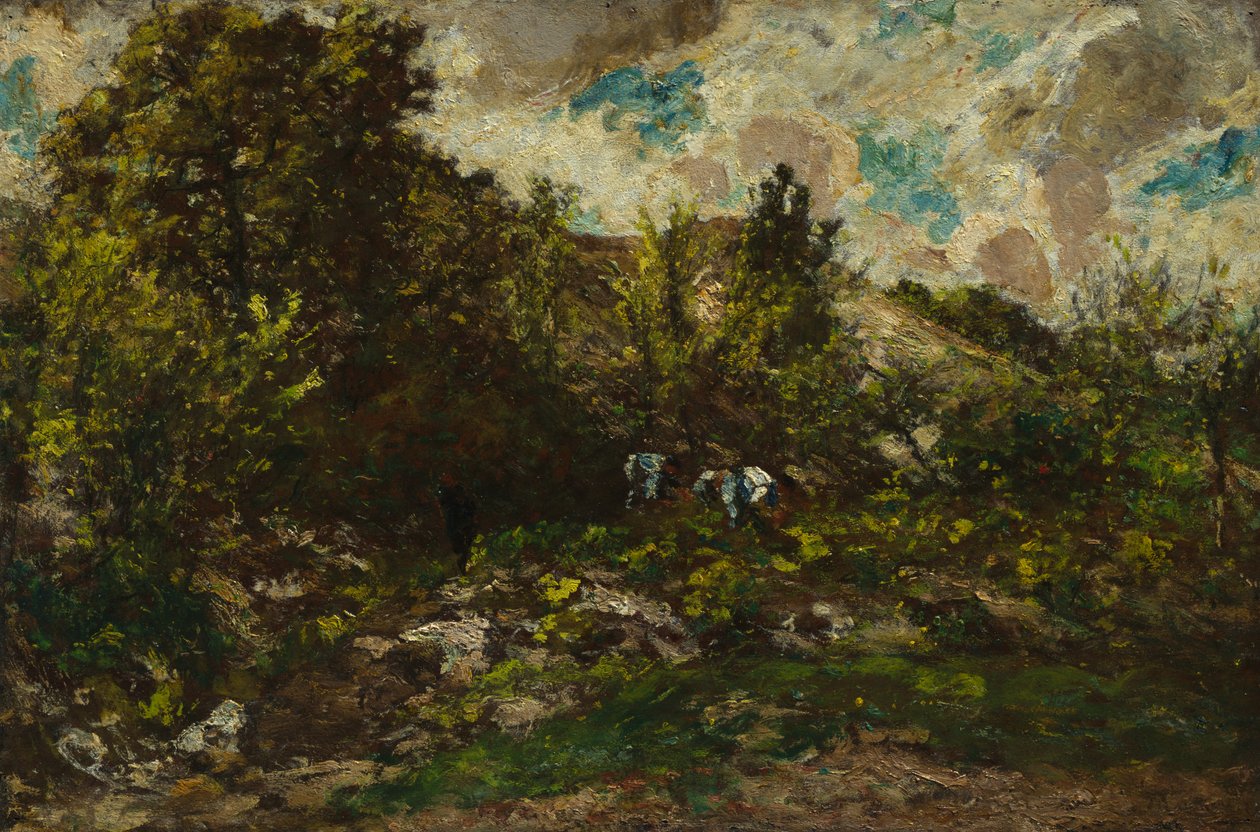 podzim, c. 1867-1869. od Adolphe Joseph Thomas Monticelli