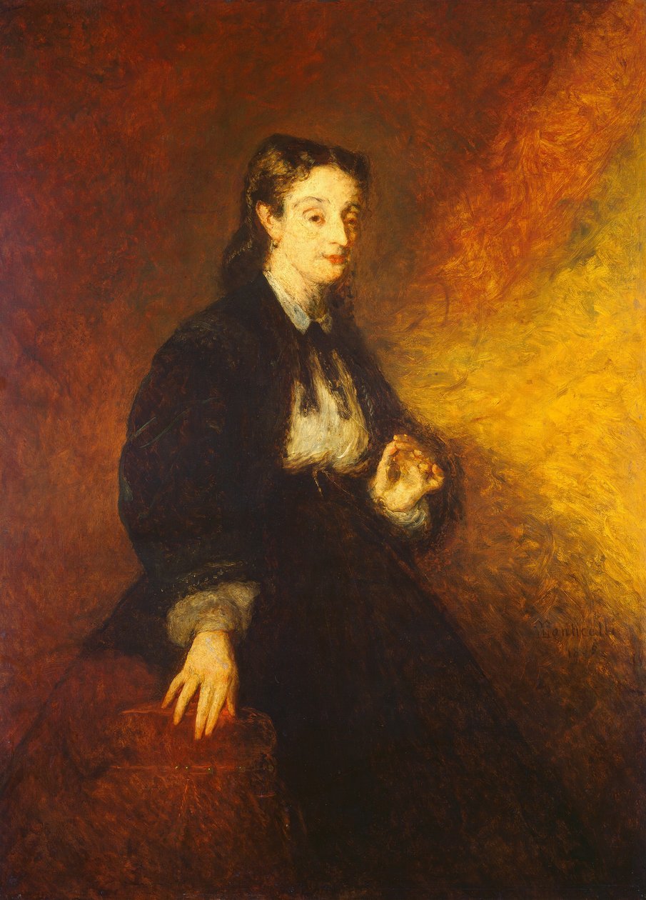 Madame Cahen, 1869. od Adolphe Monticelli