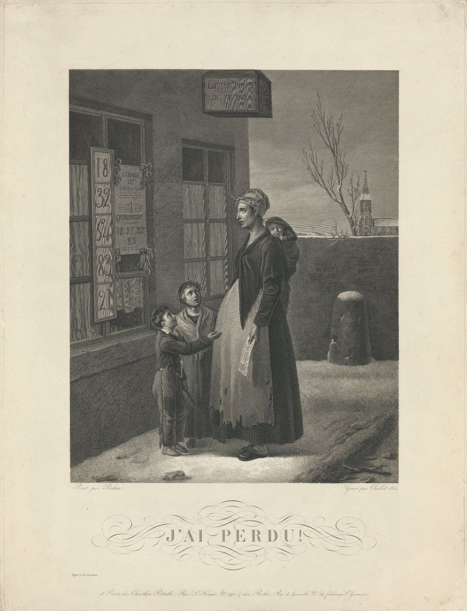 Ztratil jsem!, 1824 od Adolphe Roehn