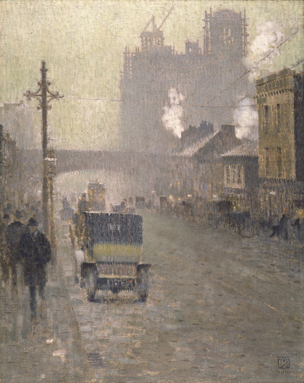 Oxford Road, Manchester od Adolphe Valette