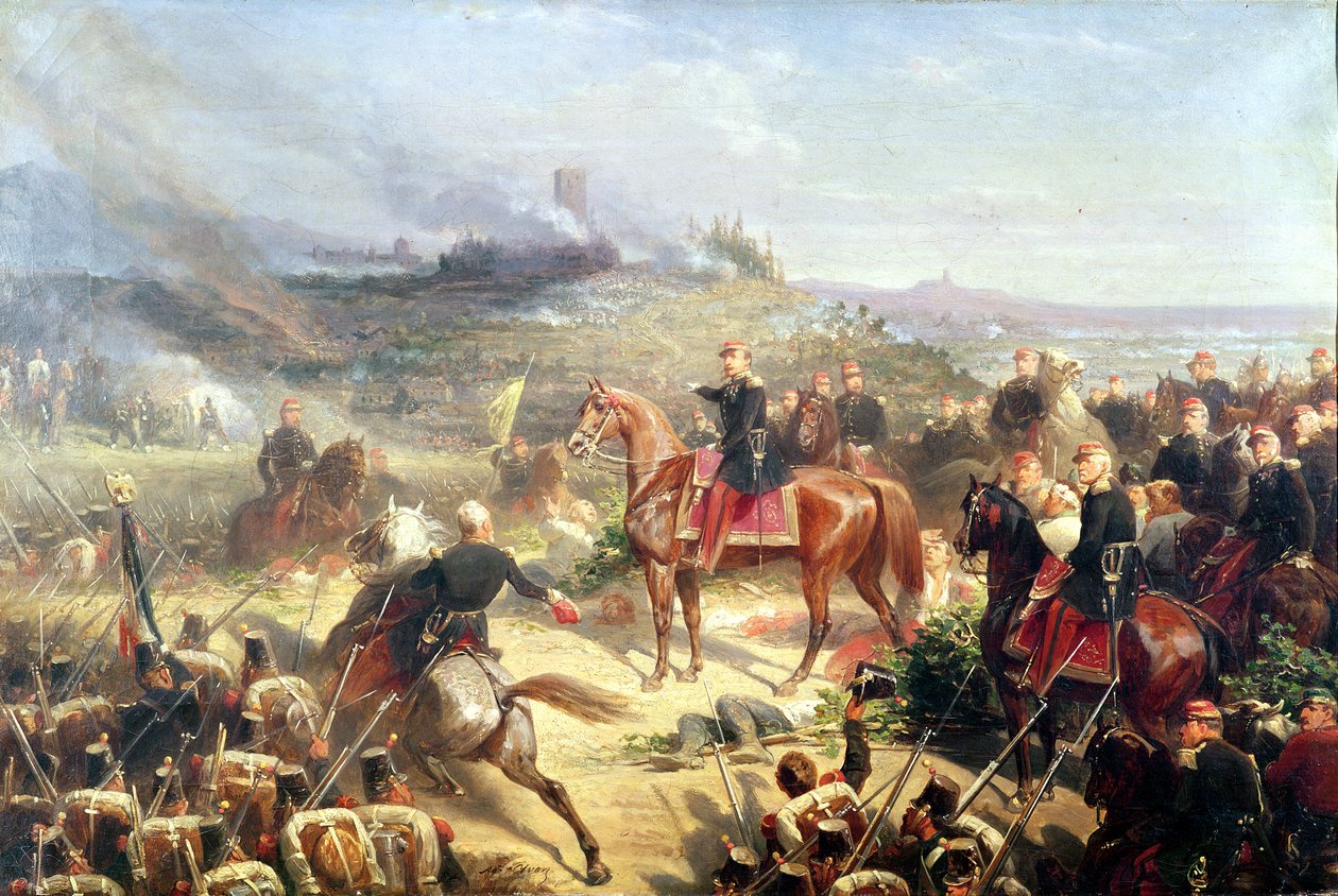 Bitva u Solferina, 24. června 1859 od Adolphe Yvon