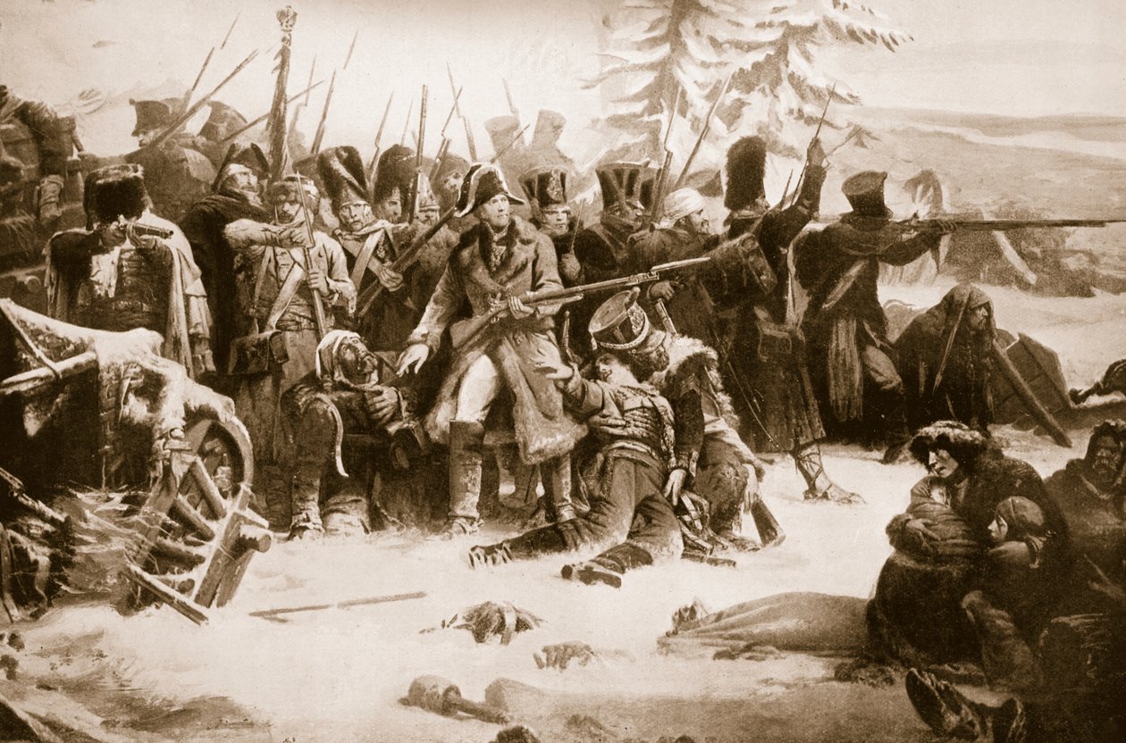 Maršál Ney podporuje francouzskou zadní gardu od Adolphe Yvon