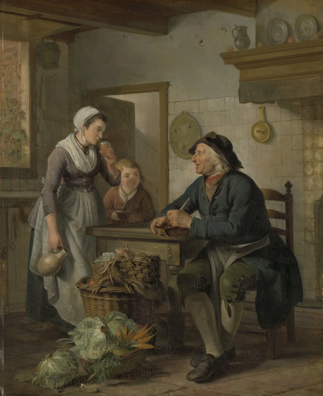 Ranní návštěva od Adriaan de Lelie