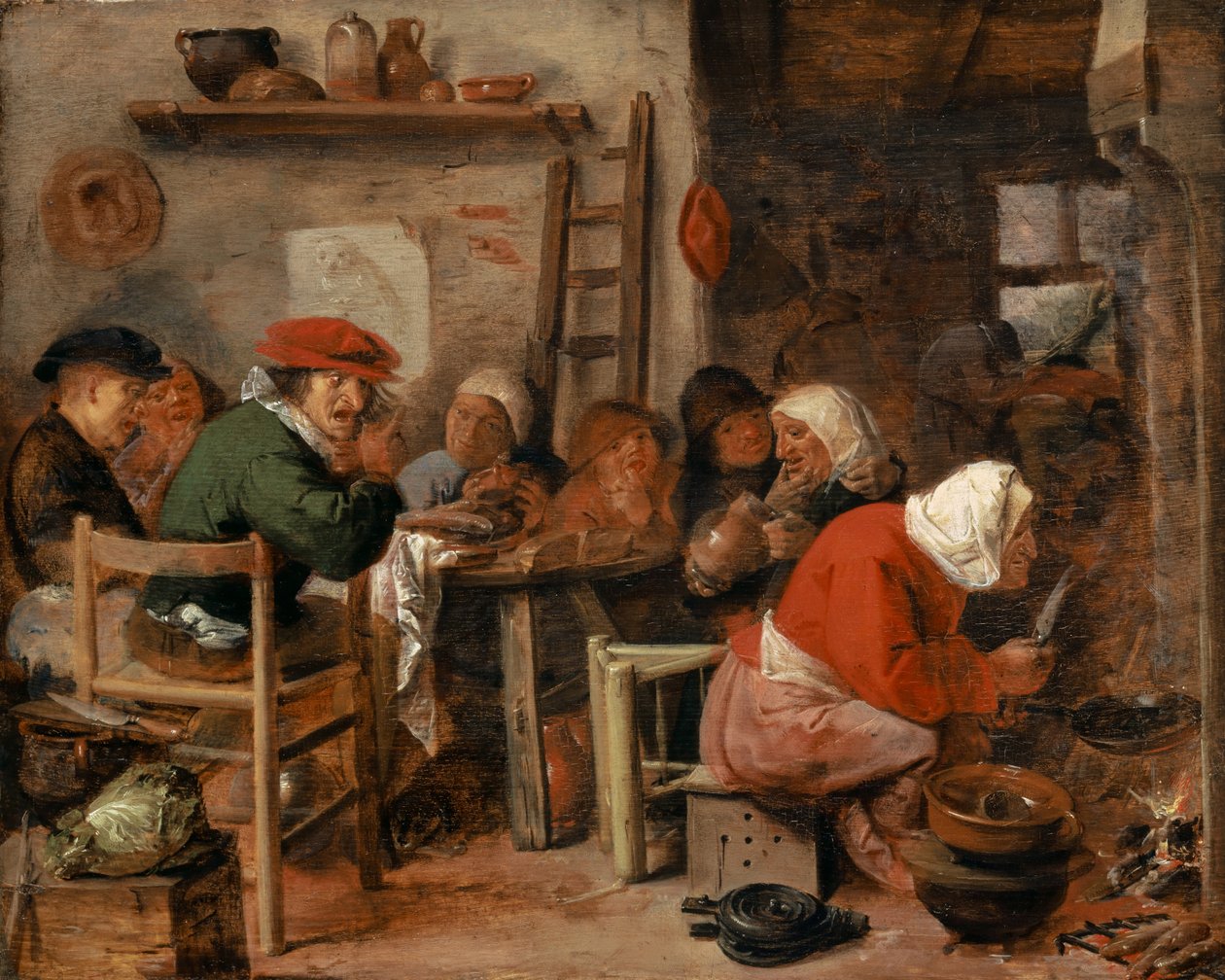 Selské jídlo od Adriaen Brouwer