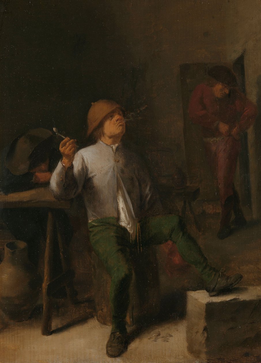 kuřák od Adriaen Brouwer