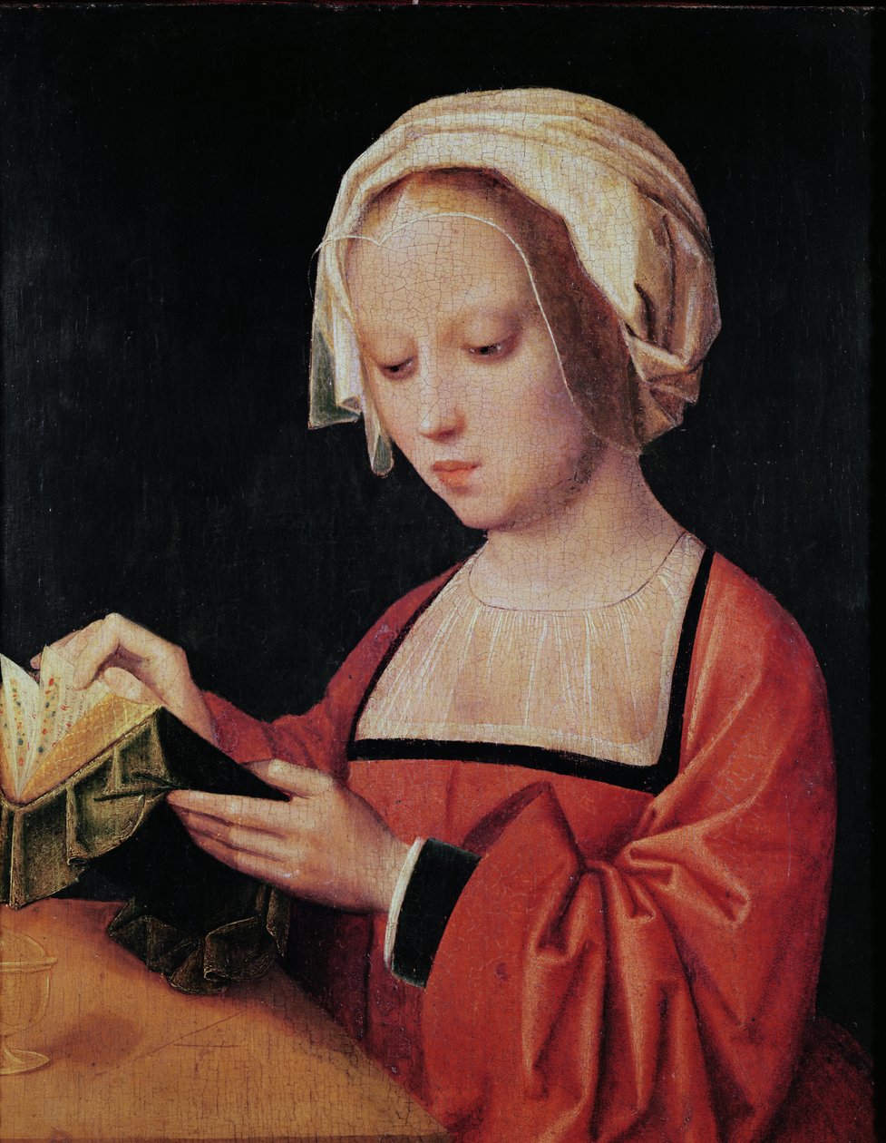 Svatá Máří Magdalena Čtení od Adriaen Isenbrandt or Isenbrant