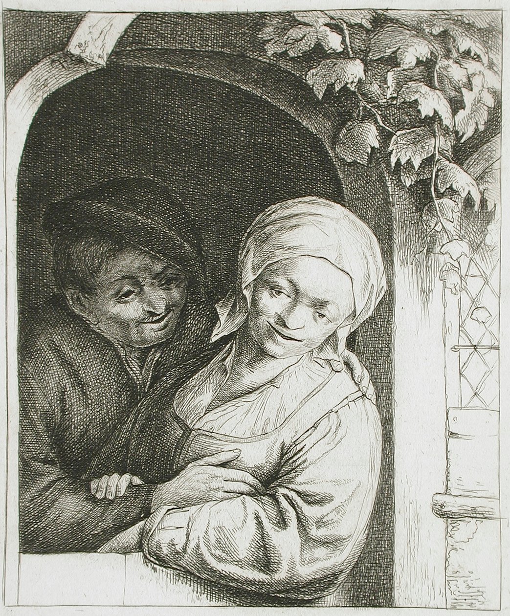 Vesnická romantika od Adriaen Jansz. van Ostade