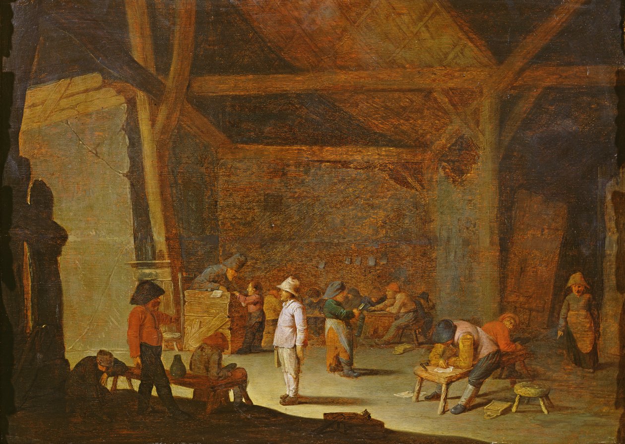 Interiér školy od Adriaen Jansz. van Ostade