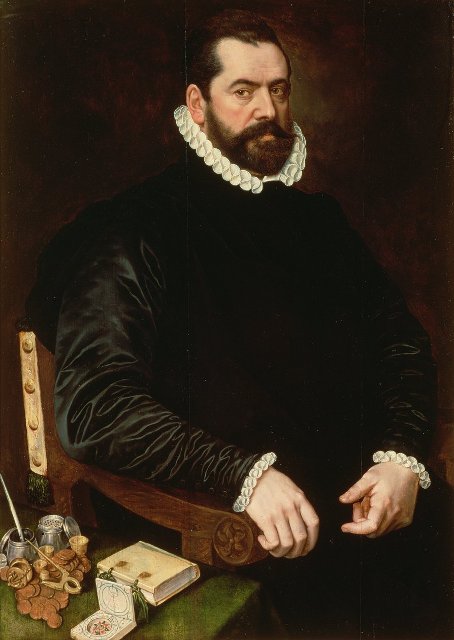 Portrét vzdělaného gentlemana od Adriaen Thomasz Key