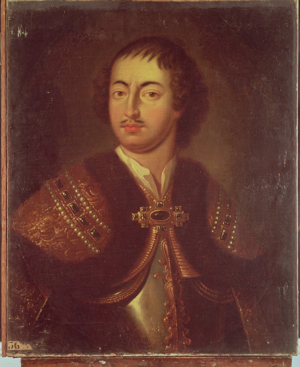 Portrét Petra I. (1672-1725) od Adriaan van der Werff