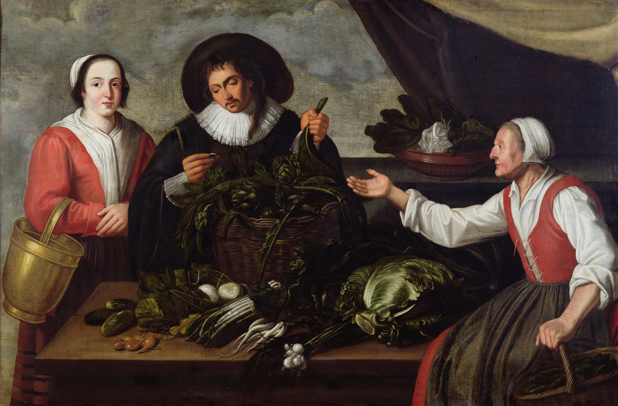 Prodejce zeleniny od Adriaen van Utrecht
