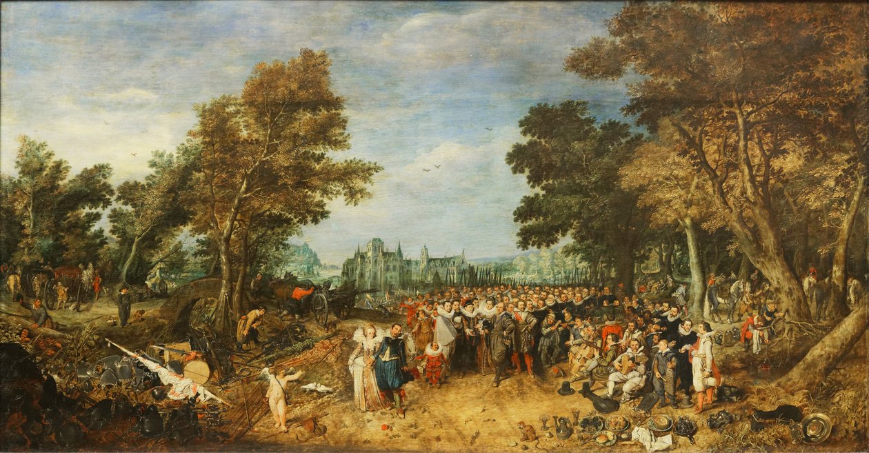 Alegorie příměří od Adriaen van de Venne