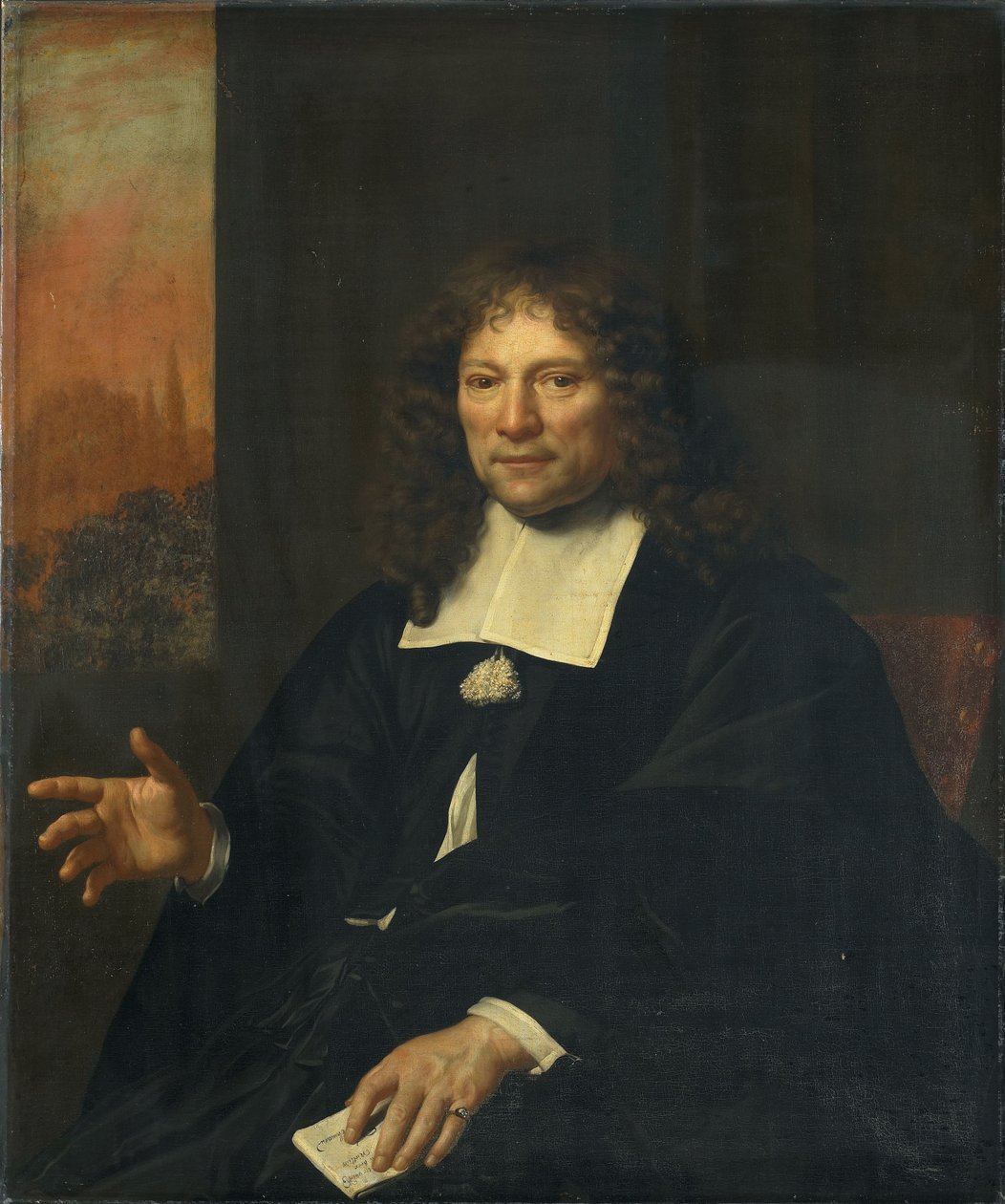Portrét Daniela Nieliuse (1610-1689) od Adriaen Backer