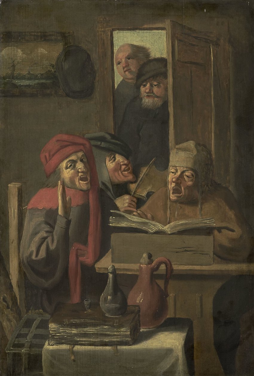 Hudební společnost od Adriaen Brouwer (manner of)