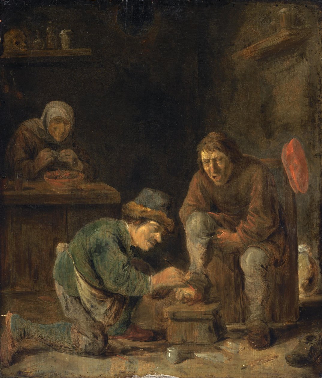 Lékař pro nohy od Adriaen Brouwer