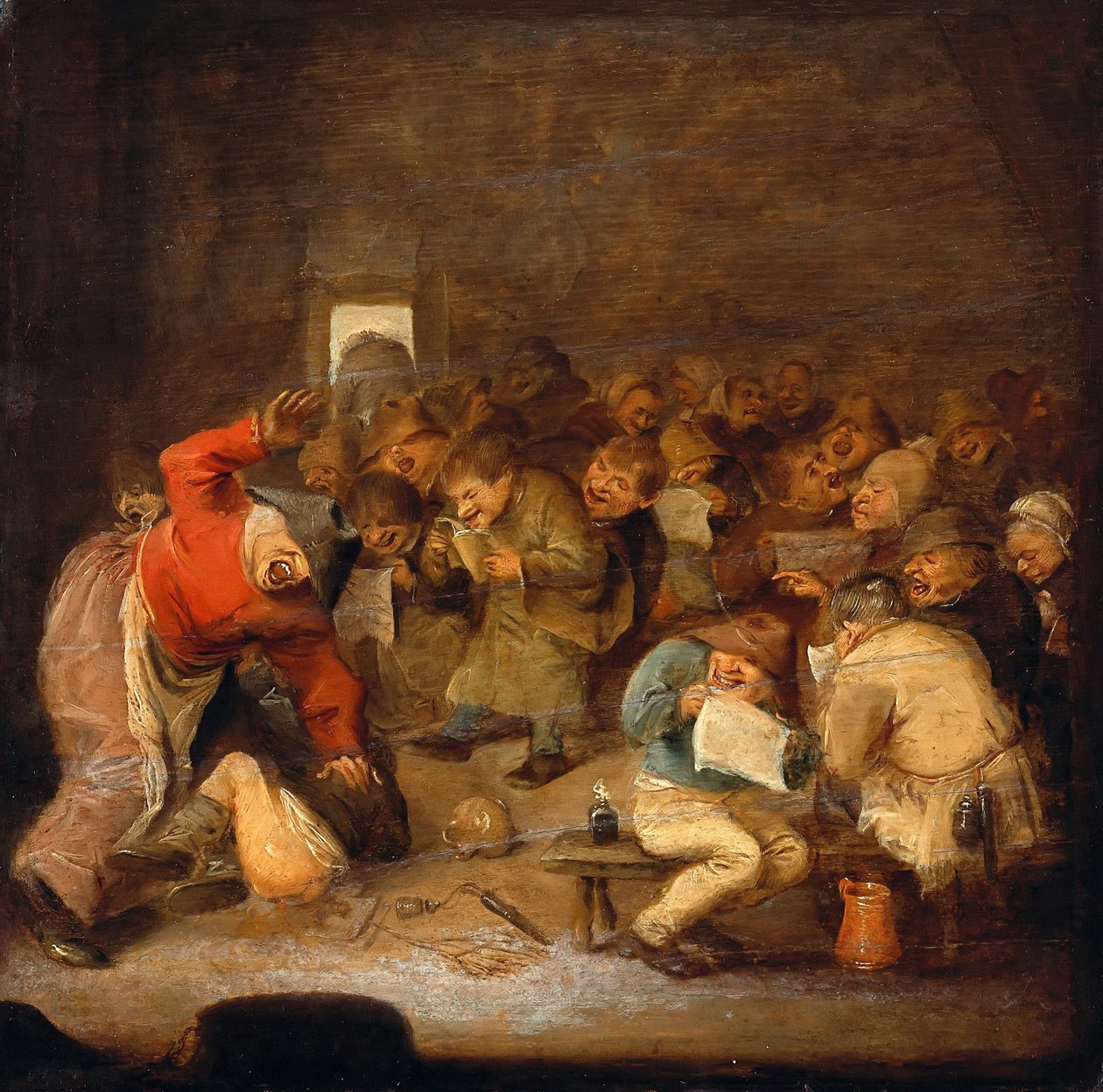 Škola od Adriaen Brouwer