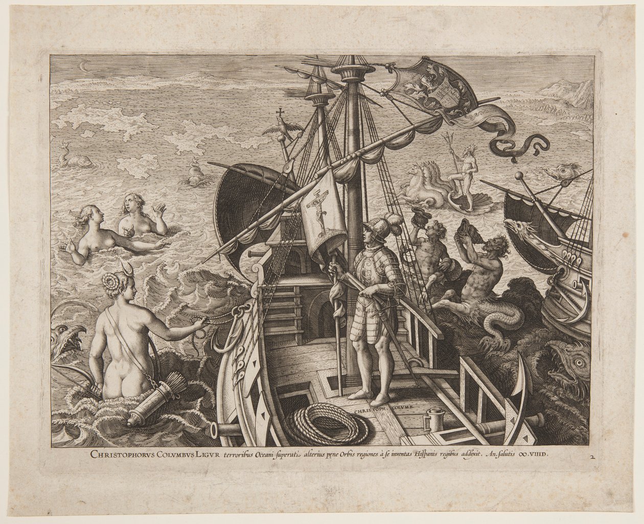 Kryštof Kolumbus od Adriaen Collaert