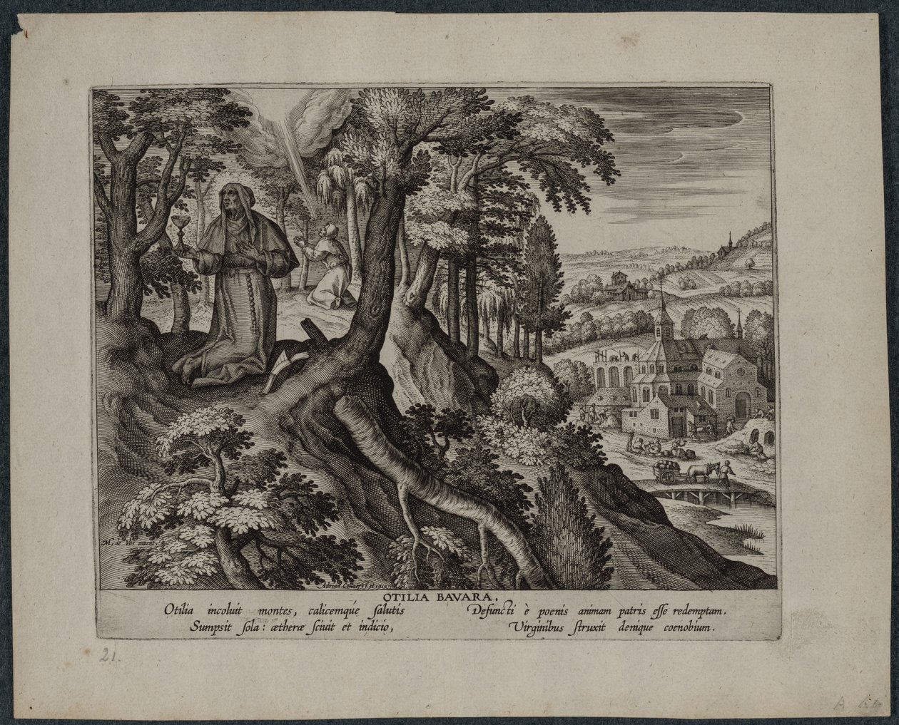 Otilia bavorská od Adriaen Collaert