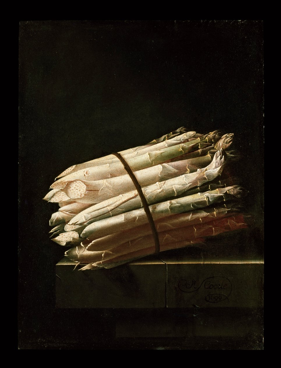 Chřestové zátiší, 1699 od Adrian Coorte