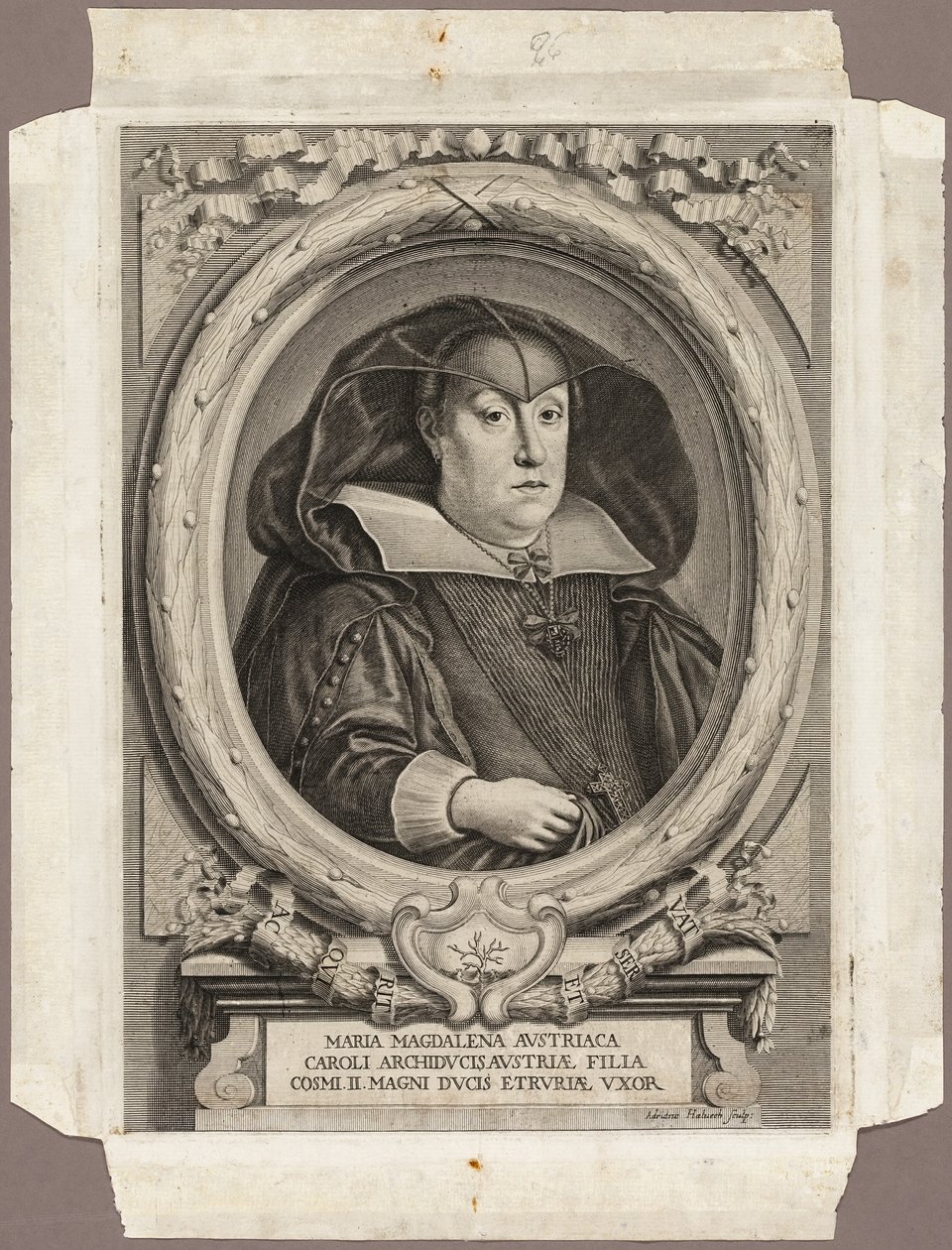 Marie Magdalena Rakouská od Adriaen Haelwegh