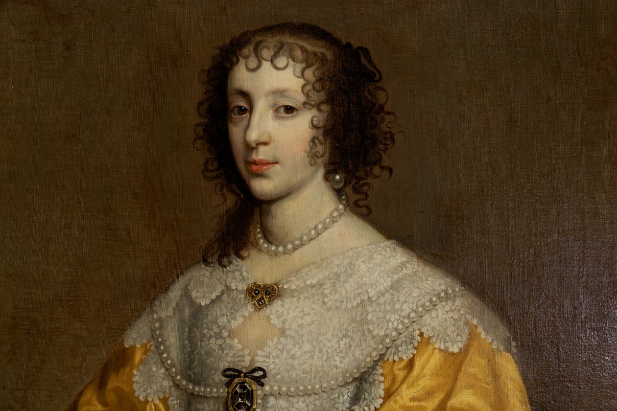 Henrietta Maria, královna Karla I. (1609-1680) od Adriaen Hanneman